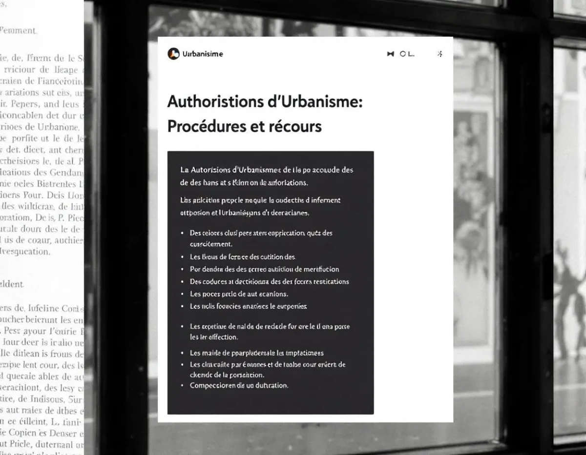 Autorisations d'Urbanisme : Procédures et Recours
