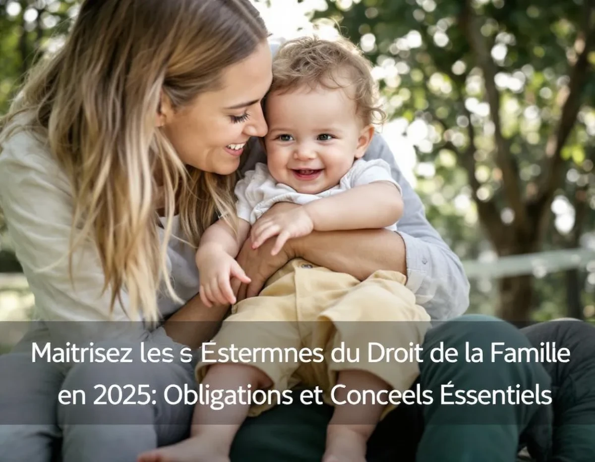 Maîtrisez les Enjeux du Droit de la Famille en 2025 : Obligations et Conseils Essentiels