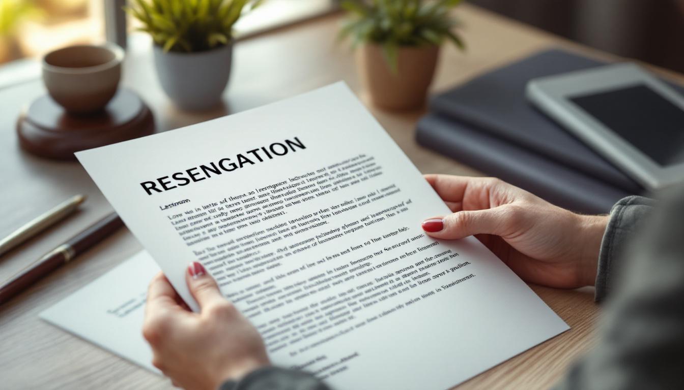 Peut-on démissionner d'un CDD avec une simple lettre