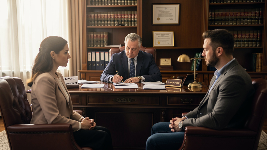 Les implications fiscales d'un divorce chez le notaire